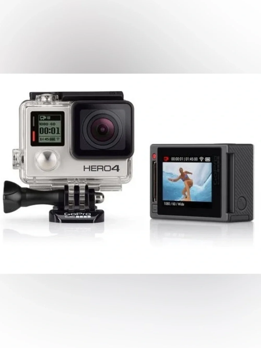 NEW. GoPro Hero4 Silver BUNDLE